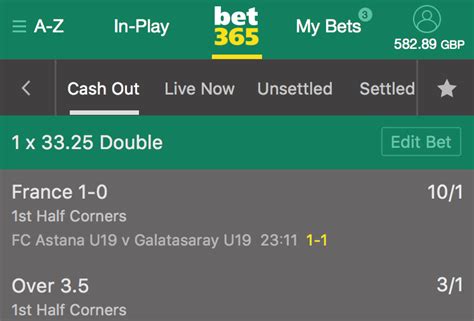 bet365 in play bet